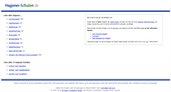 Desktop Screenshot of hagener-schulen.de