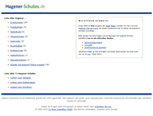 Tablet Screenshot of hagener-schulen.de